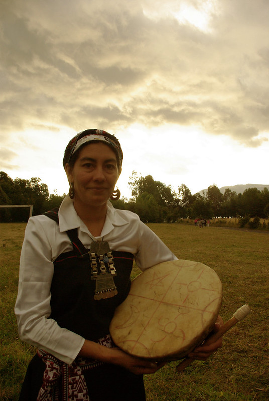 Mapuche tribe woman