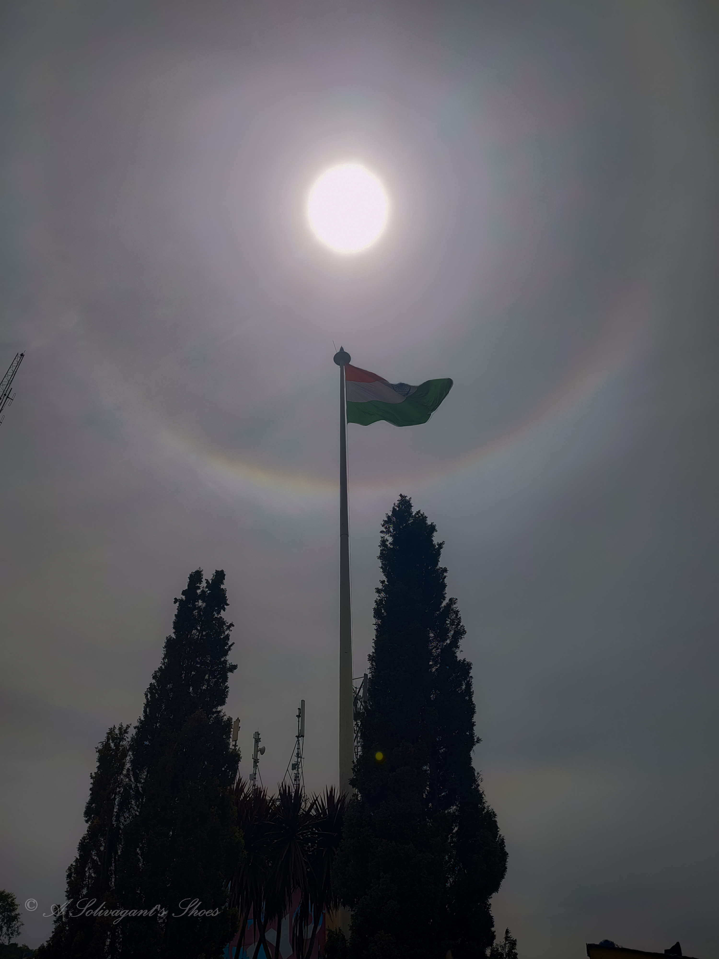 Rainbow and Indian Flag