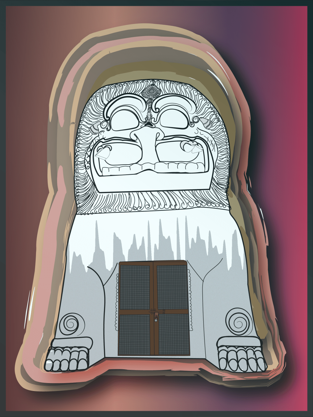 Yali In Gangaikonda Cholapuram&nbsp;Postcard