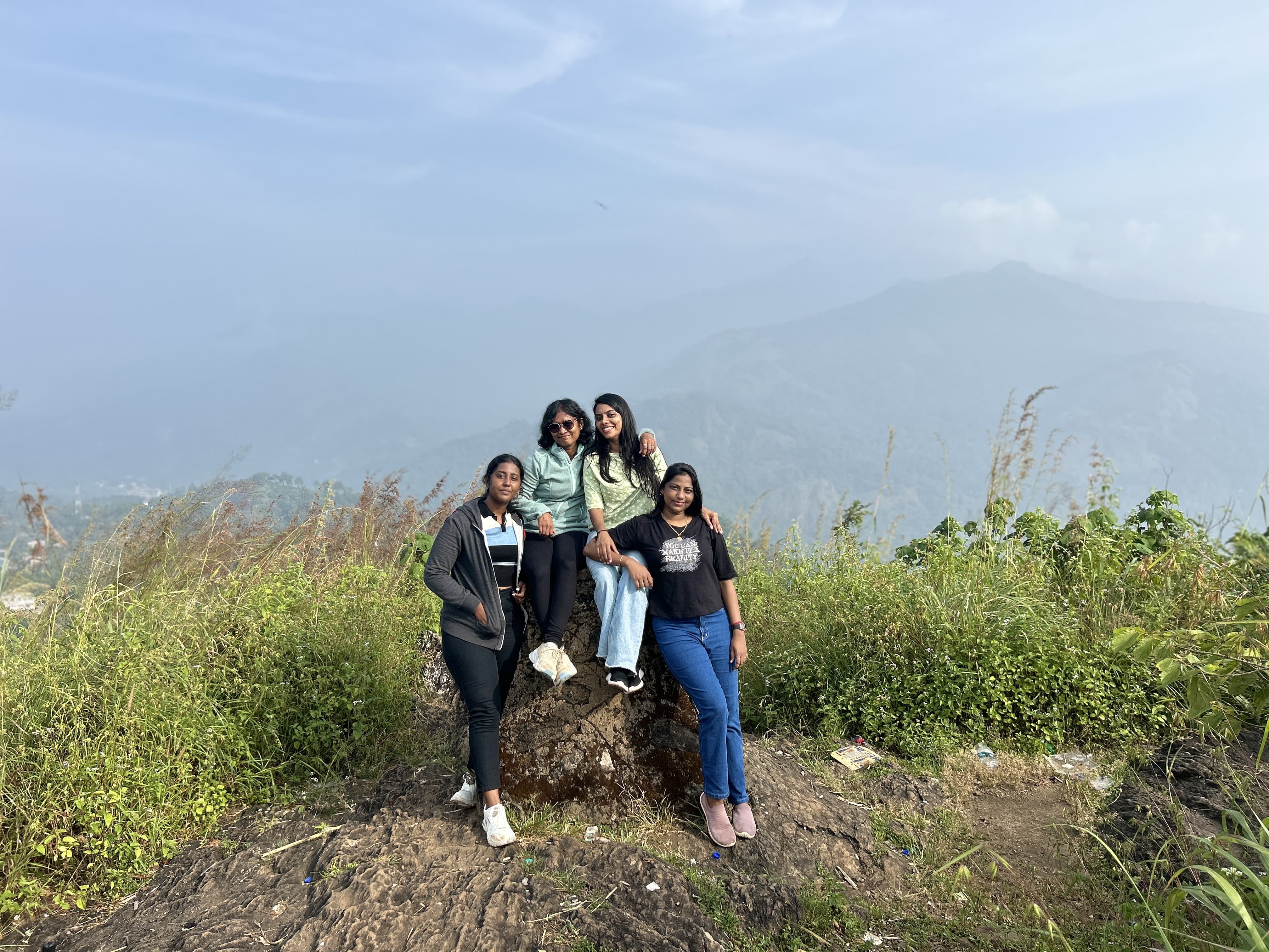 Us on top of the trek view point