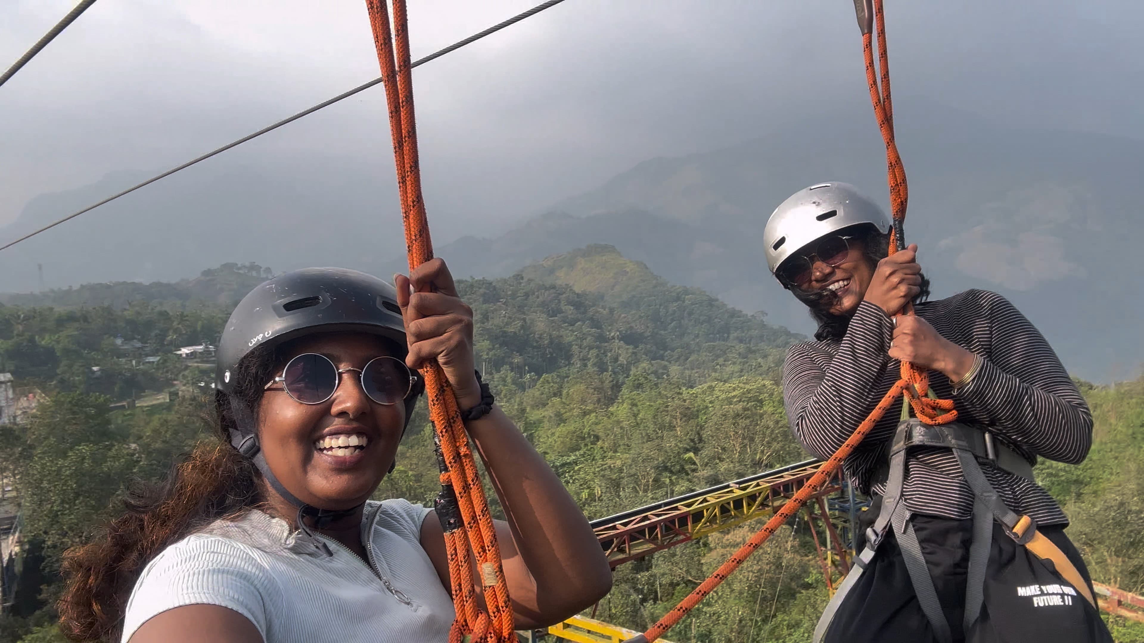 Zipline happiness
